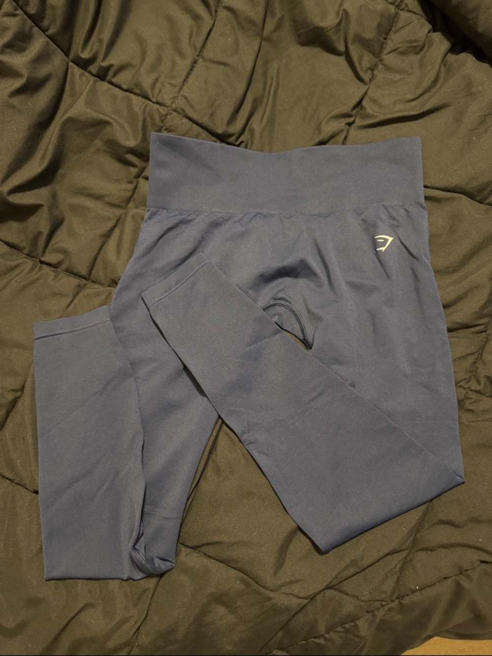 Gymshark Deep Blue High-Waist Seamless Leggings